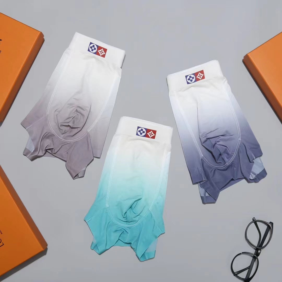 Louis Vuitton Small Emblem Details Men's Boxer Briefs - 3-Piece Box
