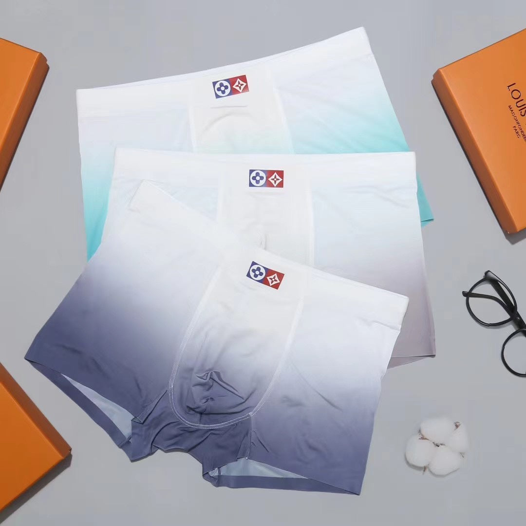 Louis Vuitton Small Patch Details Men's Boxer Briefs - 3-Piece Box