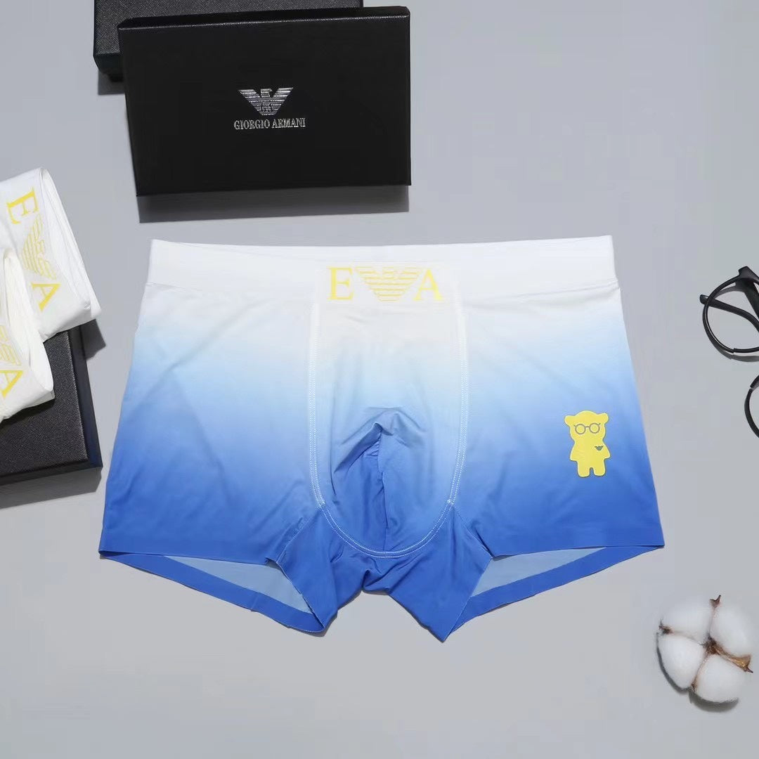 Armani Bright Graphic Details Men's Boxer Briefs - 3-Piece Box