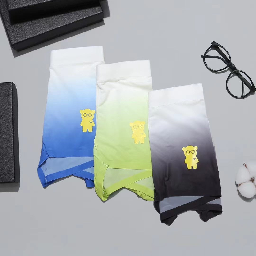 Armani Bright Graphic Details Men's Boxer Briefs - 3-Piece Box