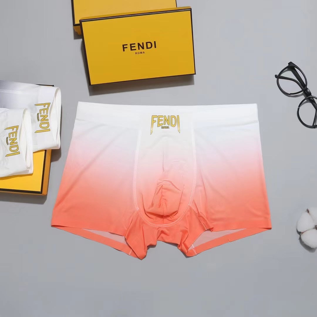 Fendi Gradient Colour Panels Men's Boxer Briefs - 3-Piece Box
