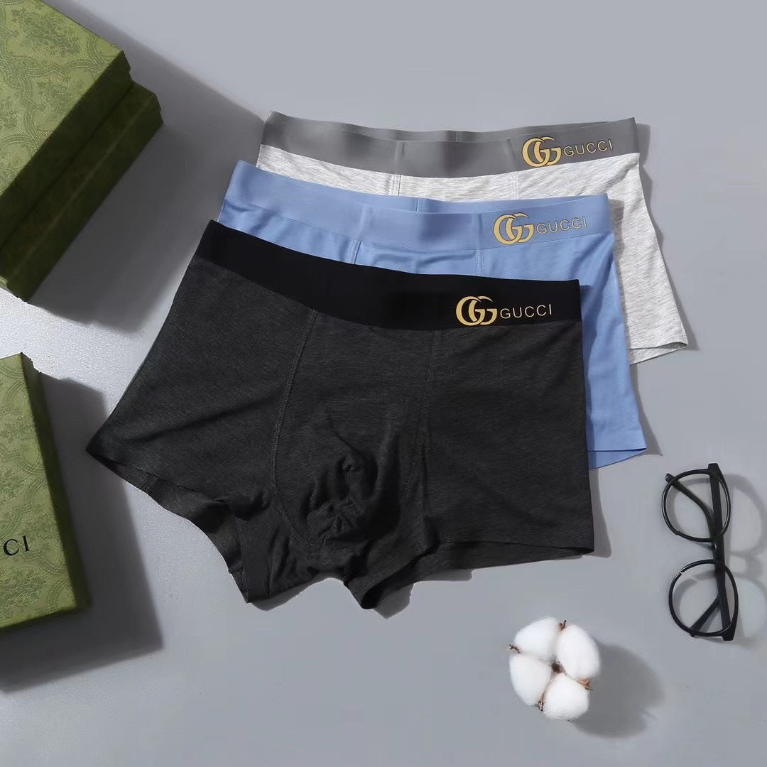Gucci Tonal Waistbands Men's Boxer Briefs - 3-Piece Box