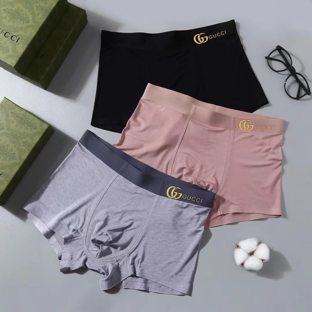 Gucci Tonal Waistbands Men's Boxer Briefs - 3-Piece Box