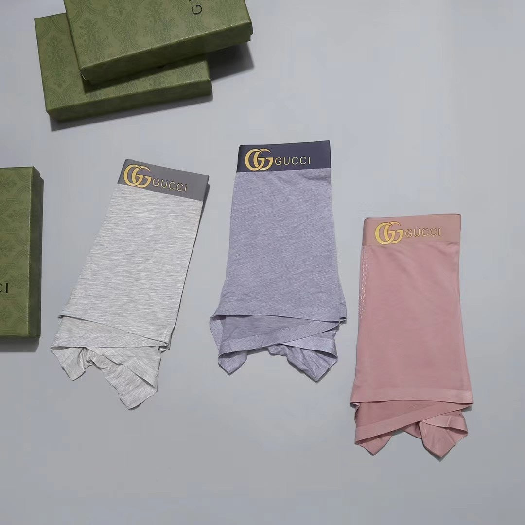 Gucci Tonal Waistbands Men's Boxer Briefs - 3-Piece Box