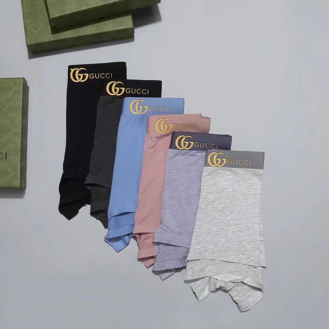Gucci Small Gold-Tone Emblems Men's Boxer Briefs - 3-Piece Box