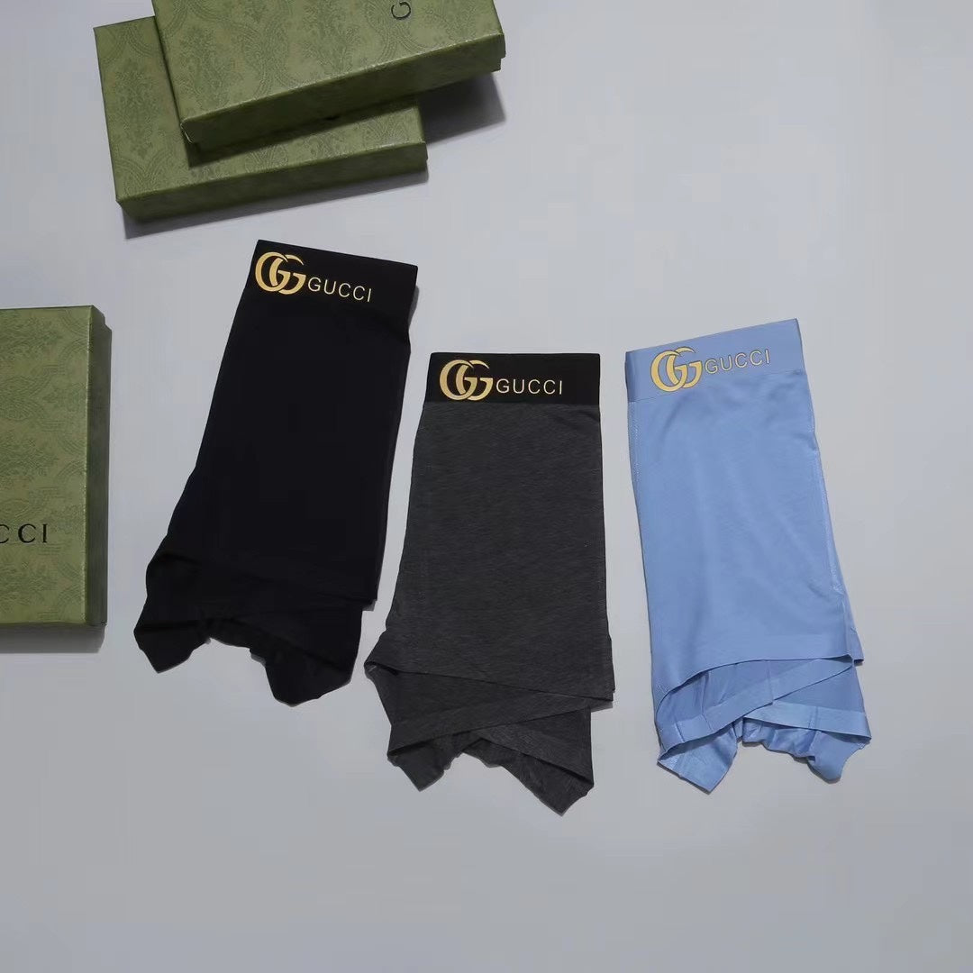 Gucci Tonal Waistbands Men's Boxer Briefs - 3-Piece Box