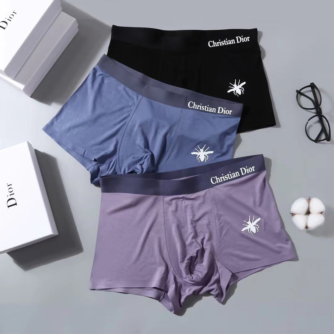 Dior Modal Men's Boxer Briefs - 3-Piece Box