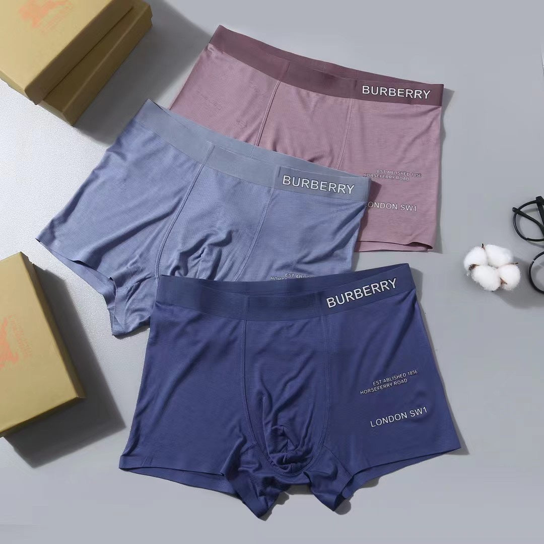 Burberry Modal Men's Boxer Briefs - 3-Piece Box