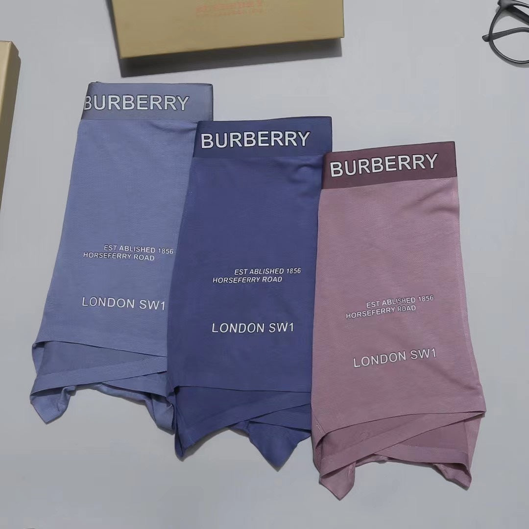 Burberry Modal Men's Boxer Briefs - 3-Piece Box