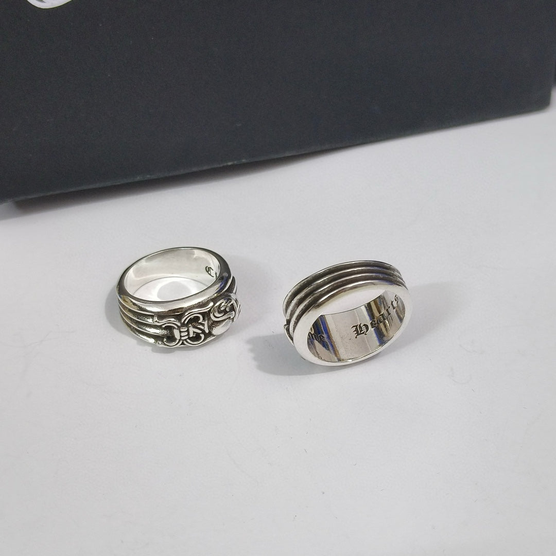 Martin Graham ring in polished metal-tone – detail view