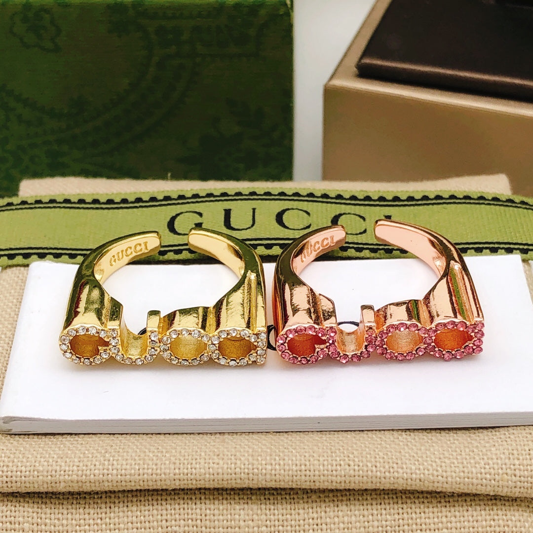 Martin Graham ring in polished metal-tone – styled product view