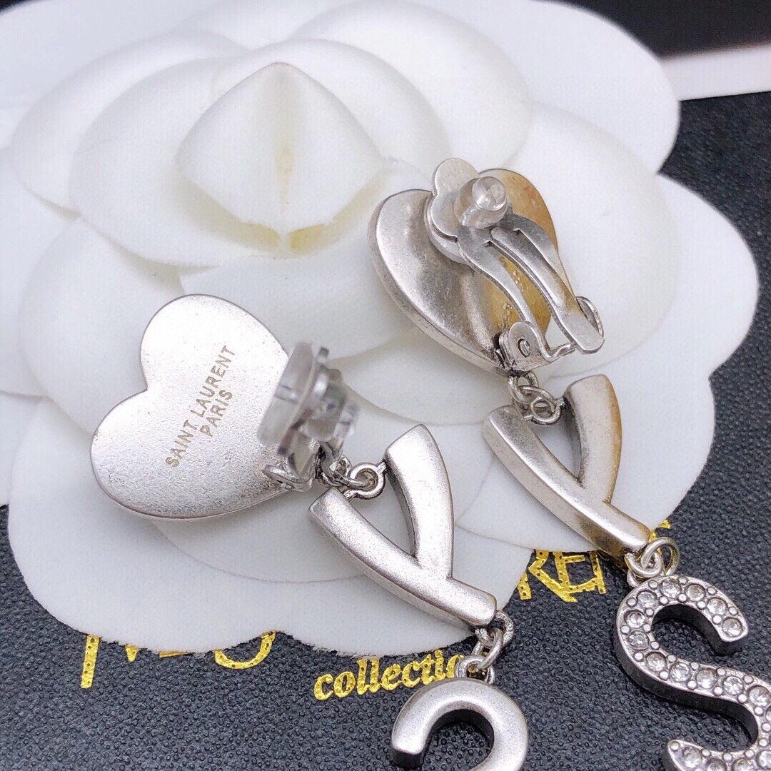 Martin Graham stud earrings in polished metal-tone – main product view