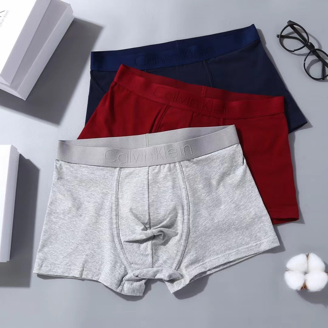 Calvin Klein Cotton Men's Boxer Briefs - 3-Piece Box