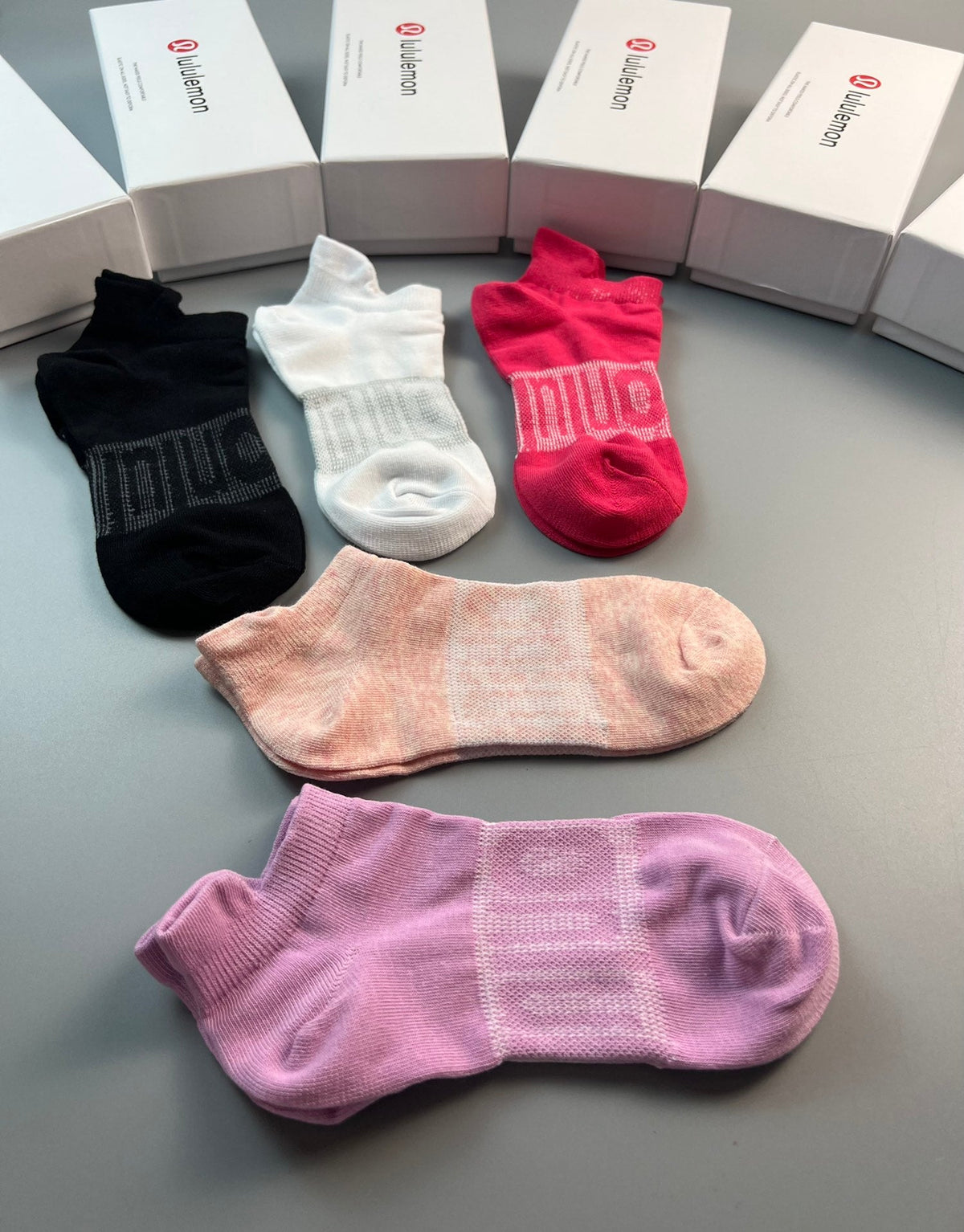 Lululemon Women's Cotton Ankle Socks - 5-Pair Set