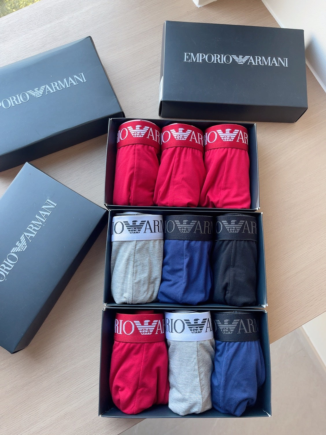 Hermes Men's Boxer Briefs - 3-Piece Box