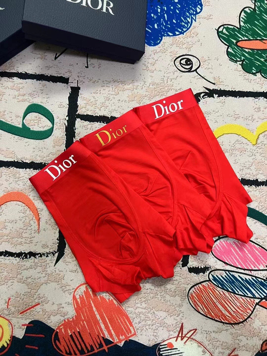 Dior Modal Men's Boxer Briefs - 3-Piece Box