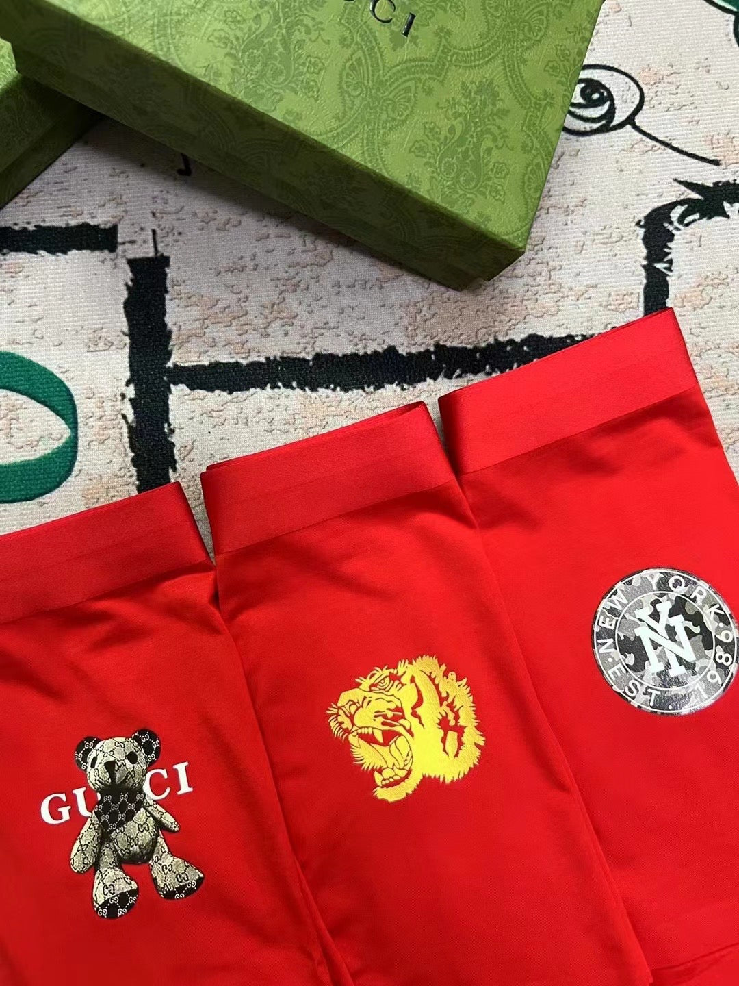 Gucci Modal Men's Boxer Briefs - 3-Piece Box