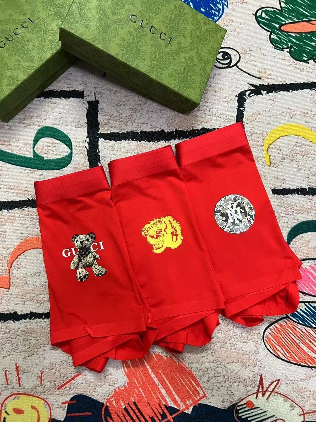 Gucci Modal Men's Boxer Briefs - 3-Piece Box