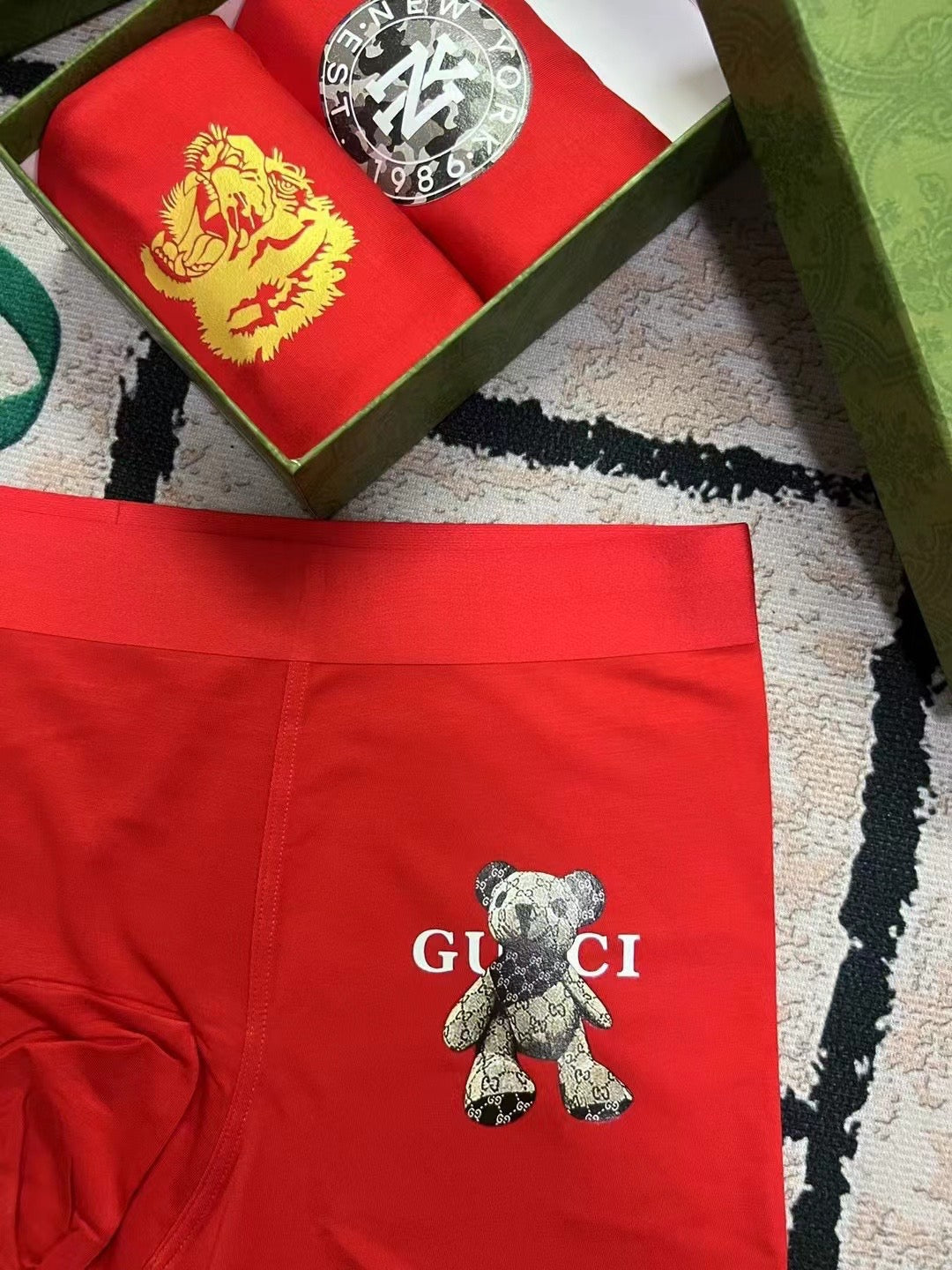 Gucci Modal Men's Boxer Briefs - 3-Piece Box