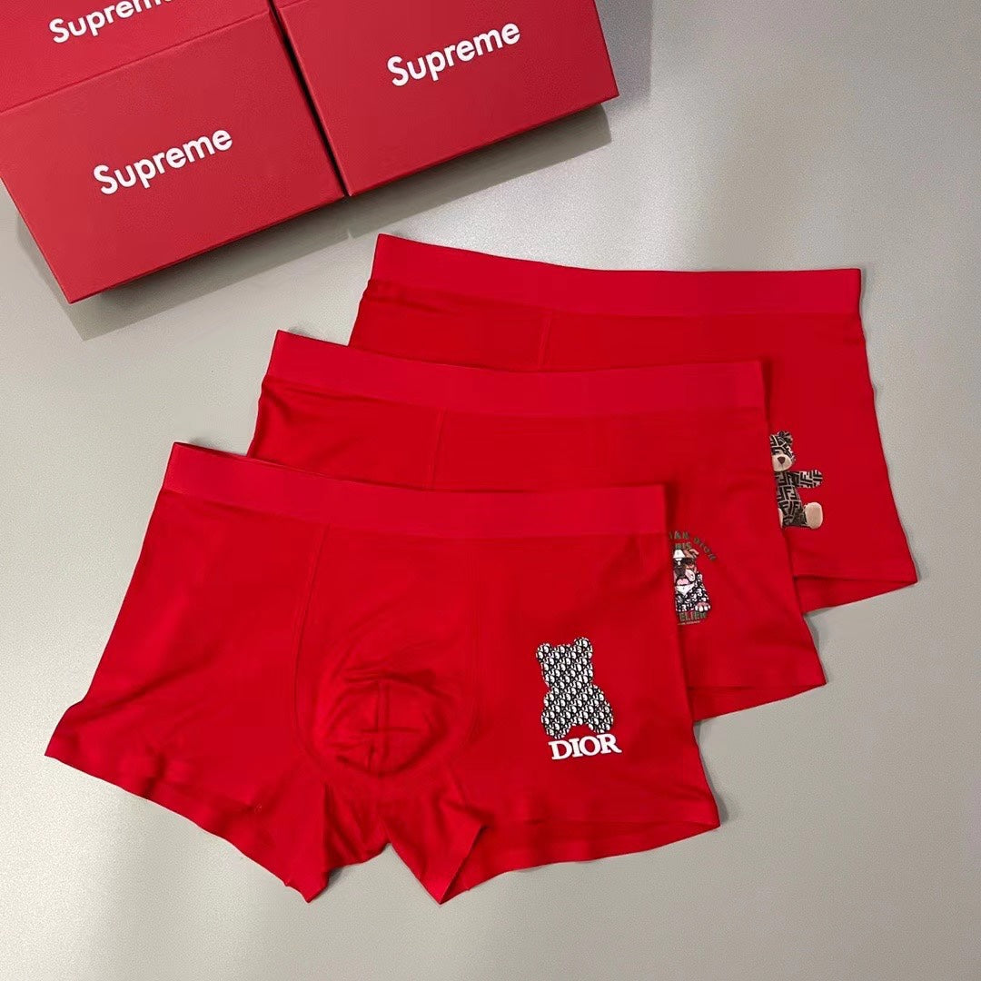 Modal Men's Boxer Briefs - 3-Piece Box