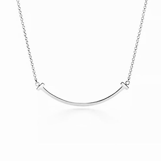 Martin Graham pendant necklace in polished metal-tone – front product view