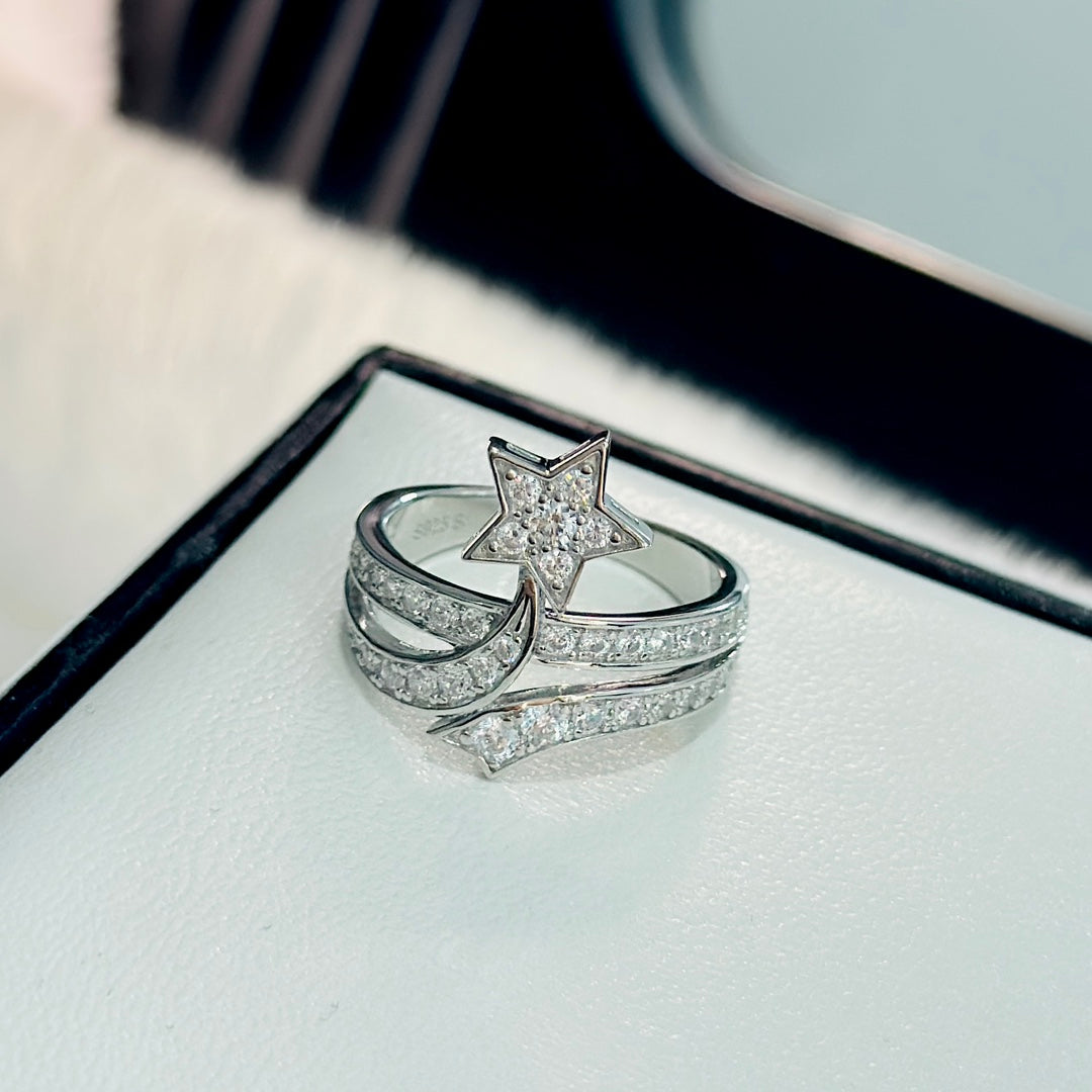 Martin Graham ring in polished metal-tone – front product view