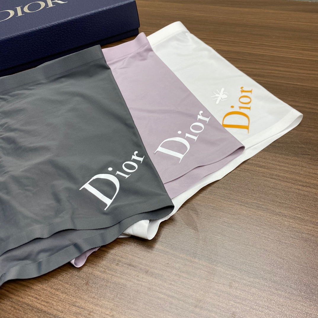 Dior Large Wordmarks Men's Boxer Briefs - 3-Piece Box
