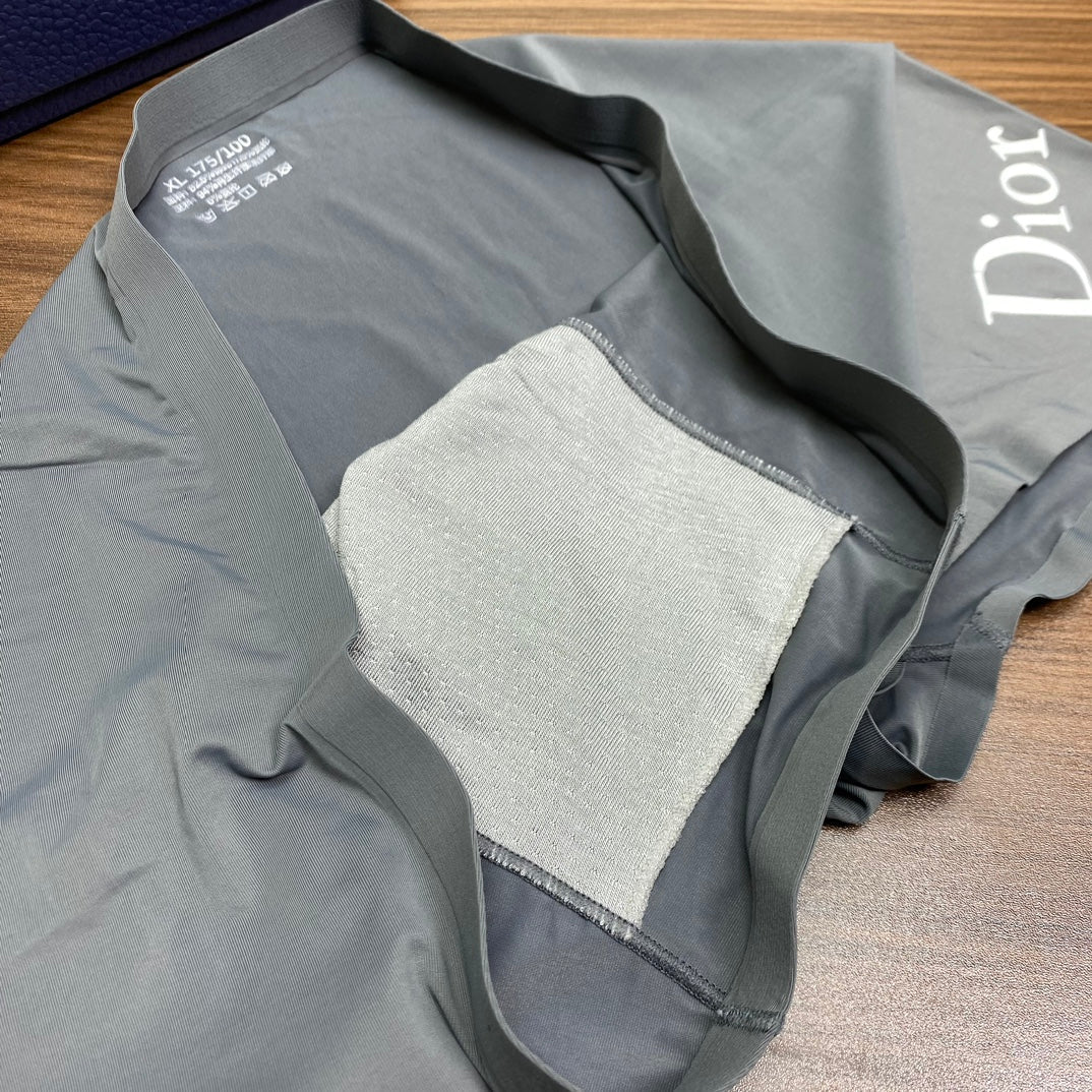 Dior Cotton Visible Branded Waistband Or Emblem Details Men's Boxer Briefs - 3-Piece Box