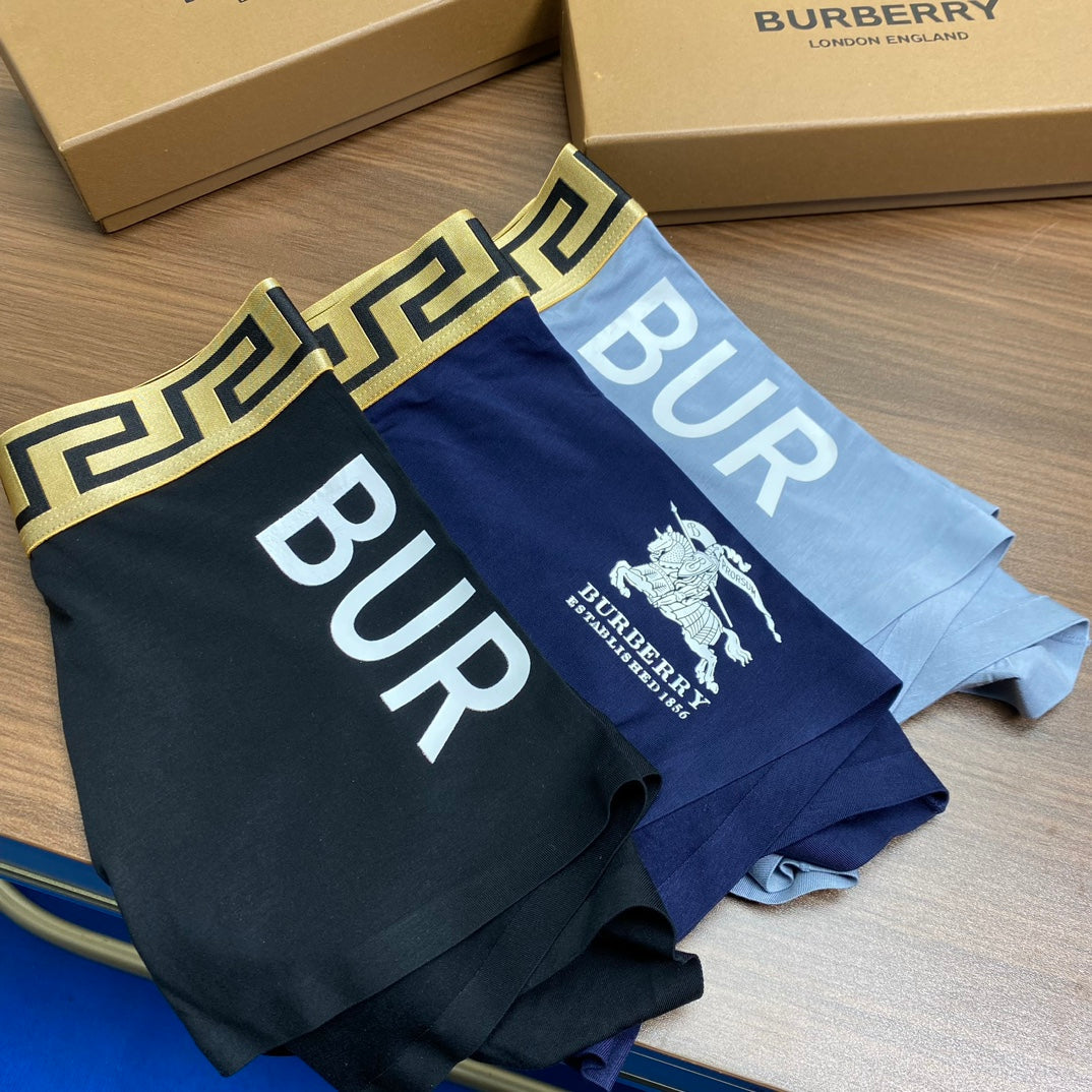 Burberry Modal Men's Boxer Briefs - 3-Piece Box