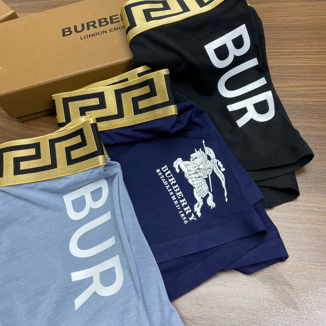 Burberry Modal Men's Boxer Briefs - 3-Piece Box