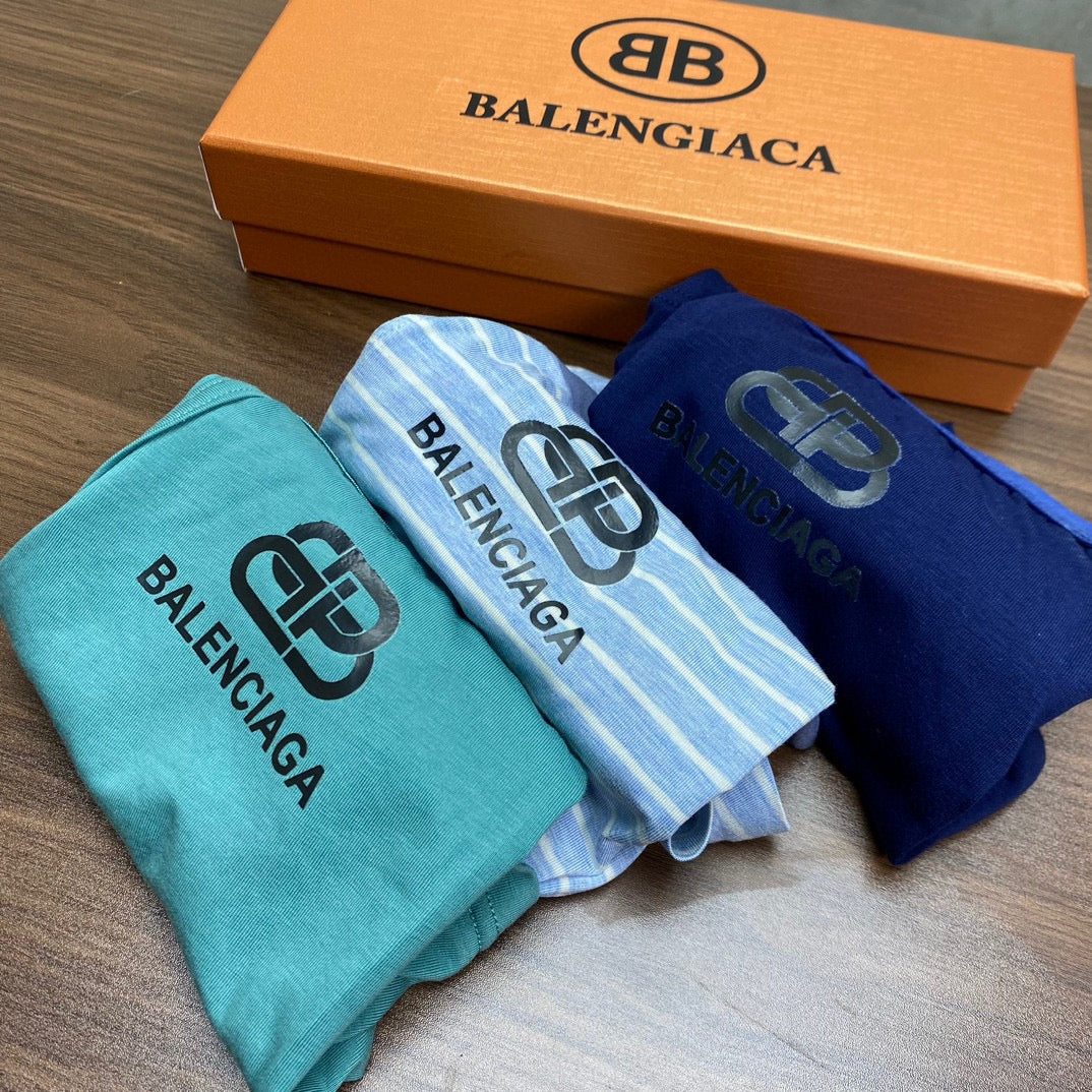 Balenciaga Cotton Men's Boxer Briefs - 3-Piece Box