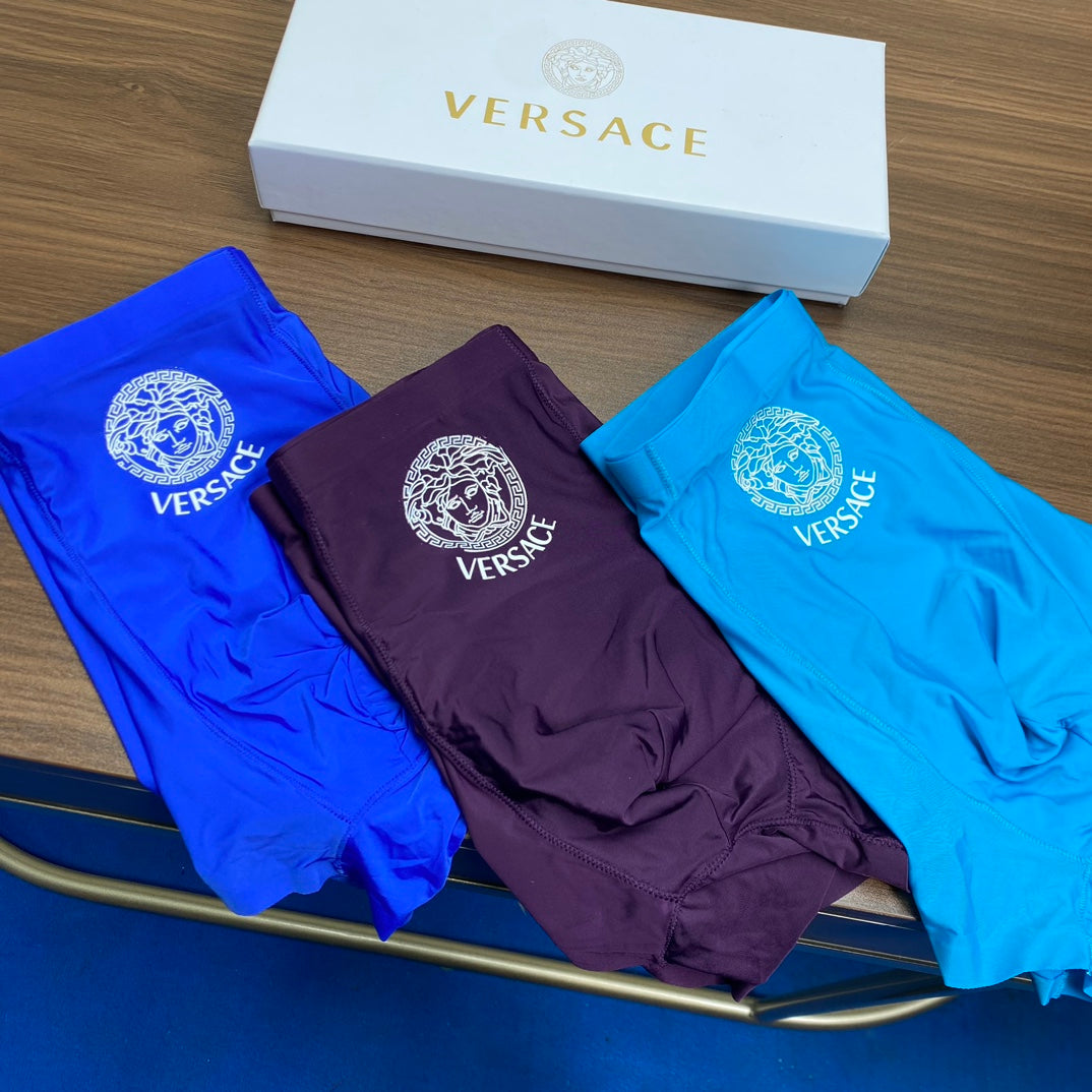Versace Crest Men's Trunk Underwear - 3-Piece Box