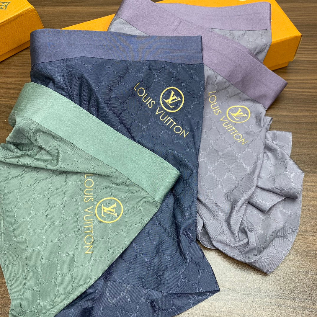 Louis Vuitton Ice-Silk Men's Boxer Briefs - 3-Piece Box