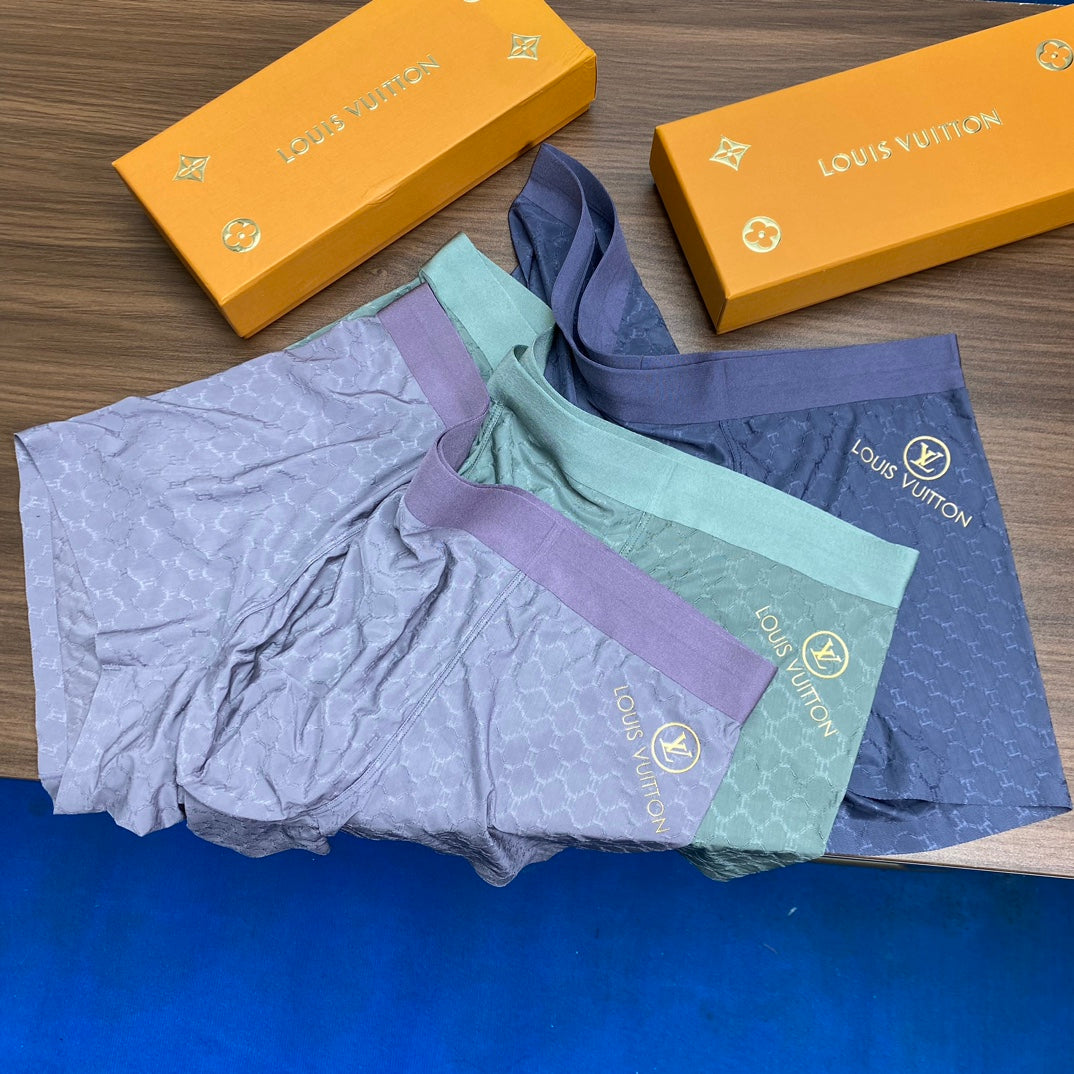 Louis Vuitton Ice-Silk Men's Boxer Briefs - 3-Piece Box