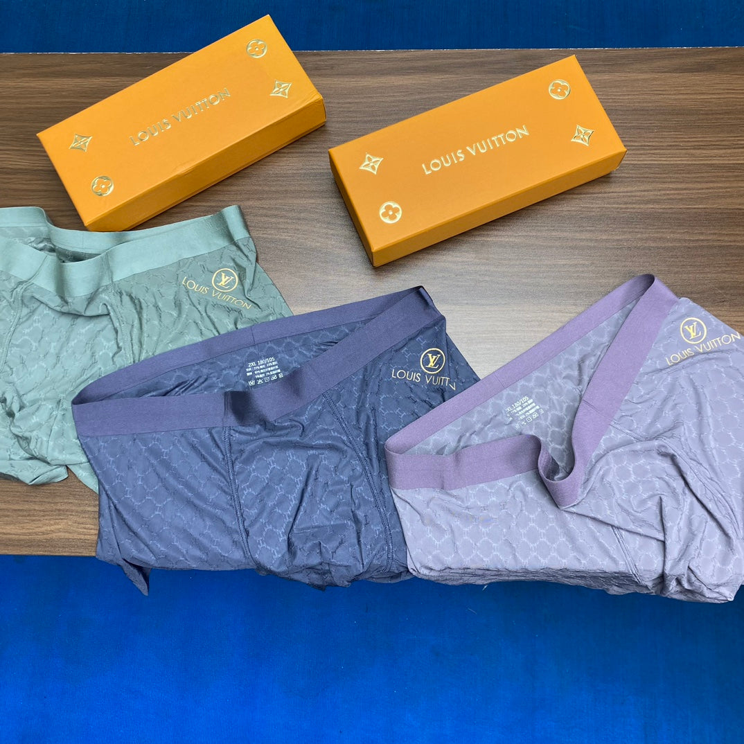 Louis Vuitton Ice-Silk Men's Boxer Briefs - 3-Piece Box