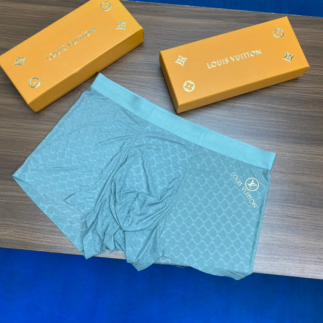 Louis Vuitton Textured Men's Trunk Underwear - 3-Piece Box