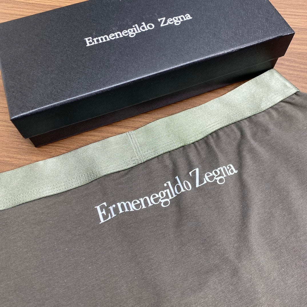 Zegna Cotton Men's Boxer Briefs - 3-Piece Box