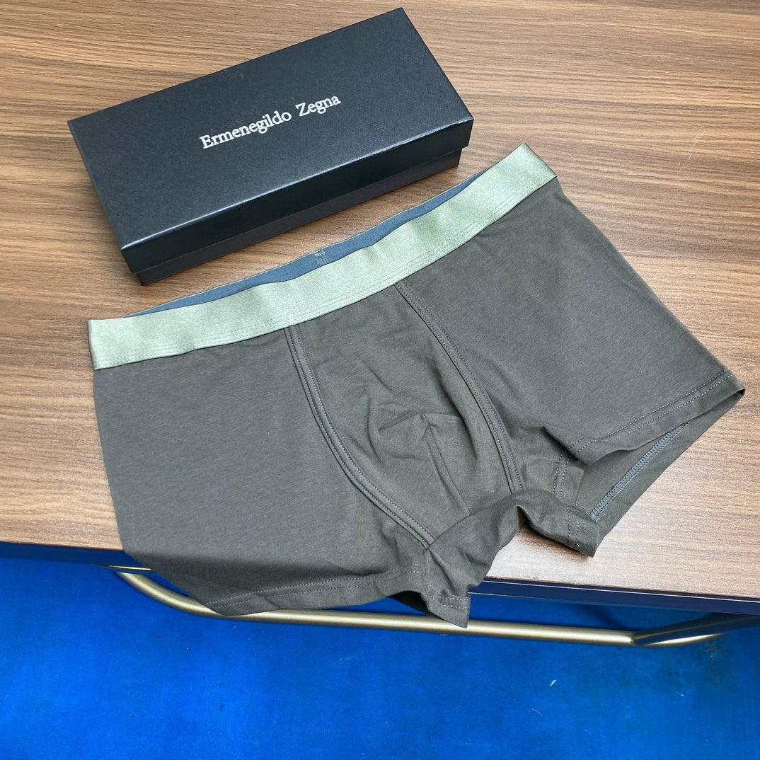 Zegna Cotton Men's Boxer Briefs - 3-Piece Box