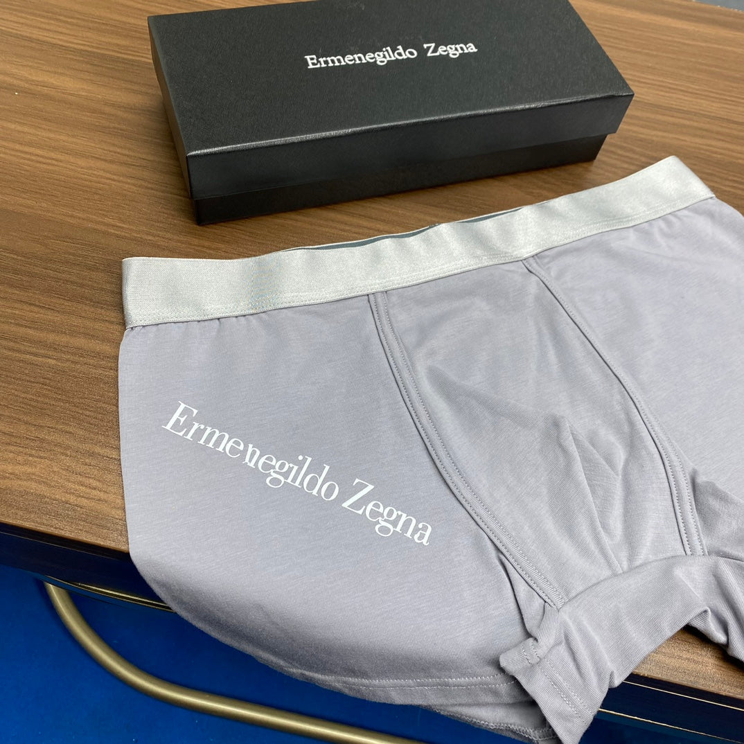 Zegna Cotton Men's Boxer Briefs - 3-Piece Box