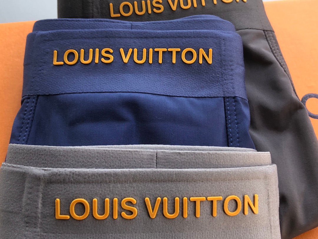 Louis Vuitton Pastel Colour Tonal Waistbands Men's Boxer Briefs - 3-Piece Box