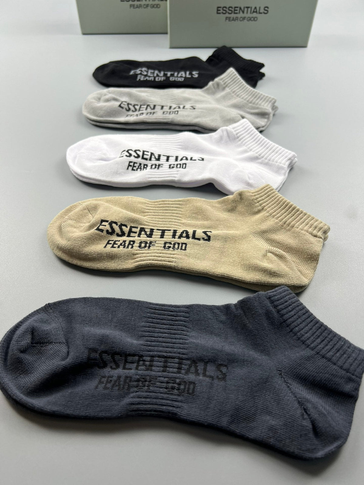 Cotton Short Socks - 5-Pair Pack