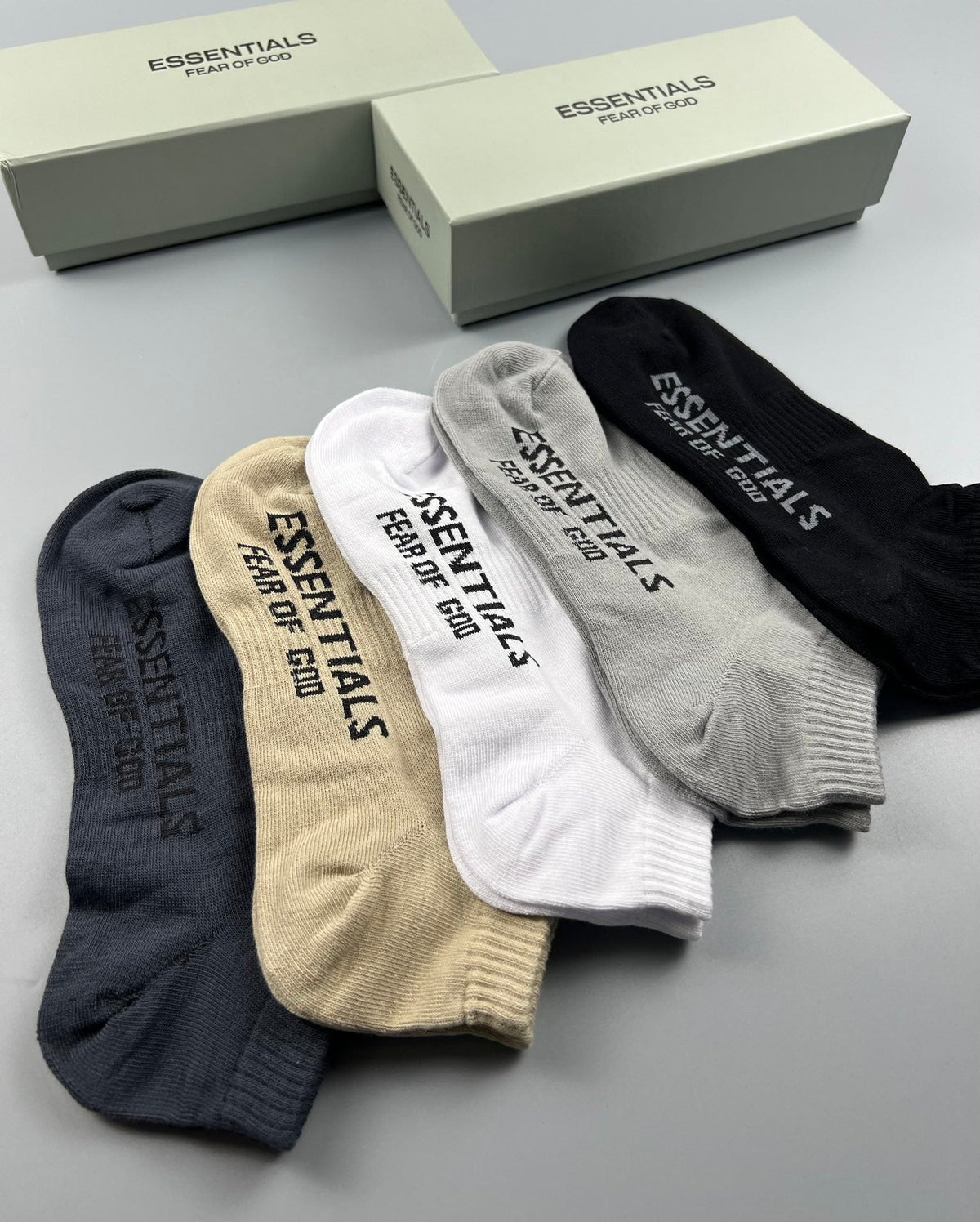 Cotton Crew Socks - 5-Pair Pack
