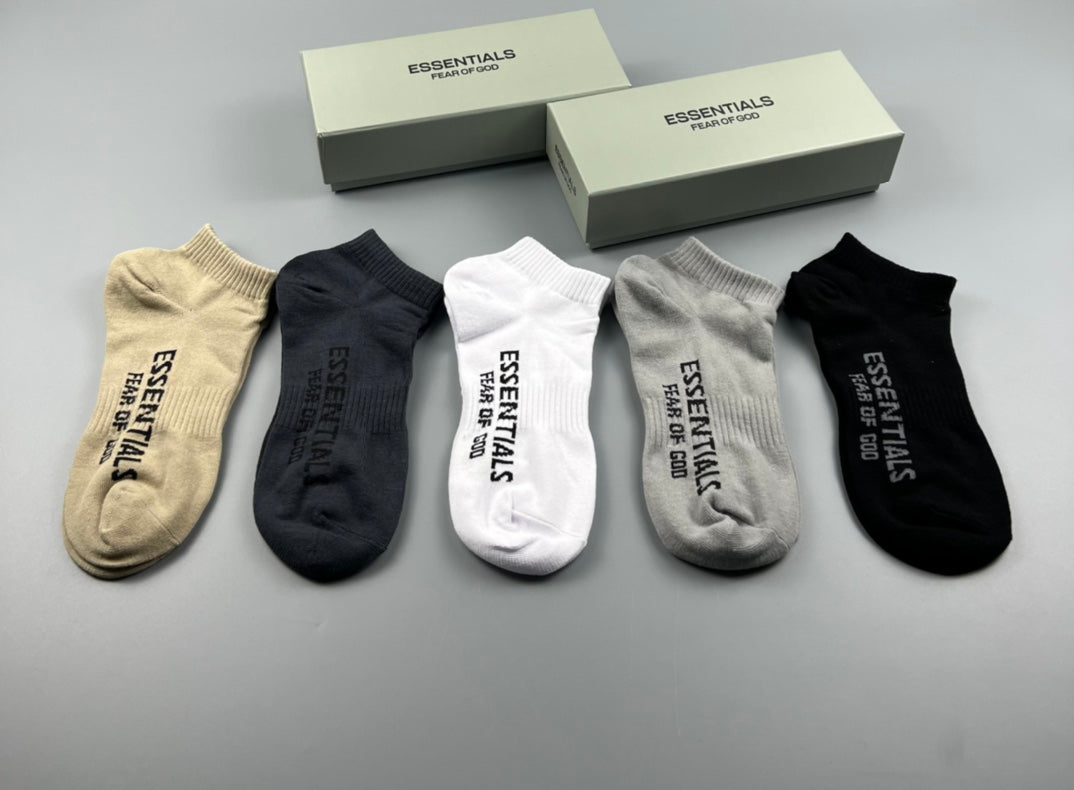 Cotton Crew Socks - 5-Pair Pack