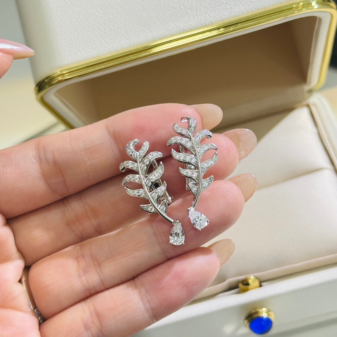 Martin Graham earrings in polished metal-tone – detail view