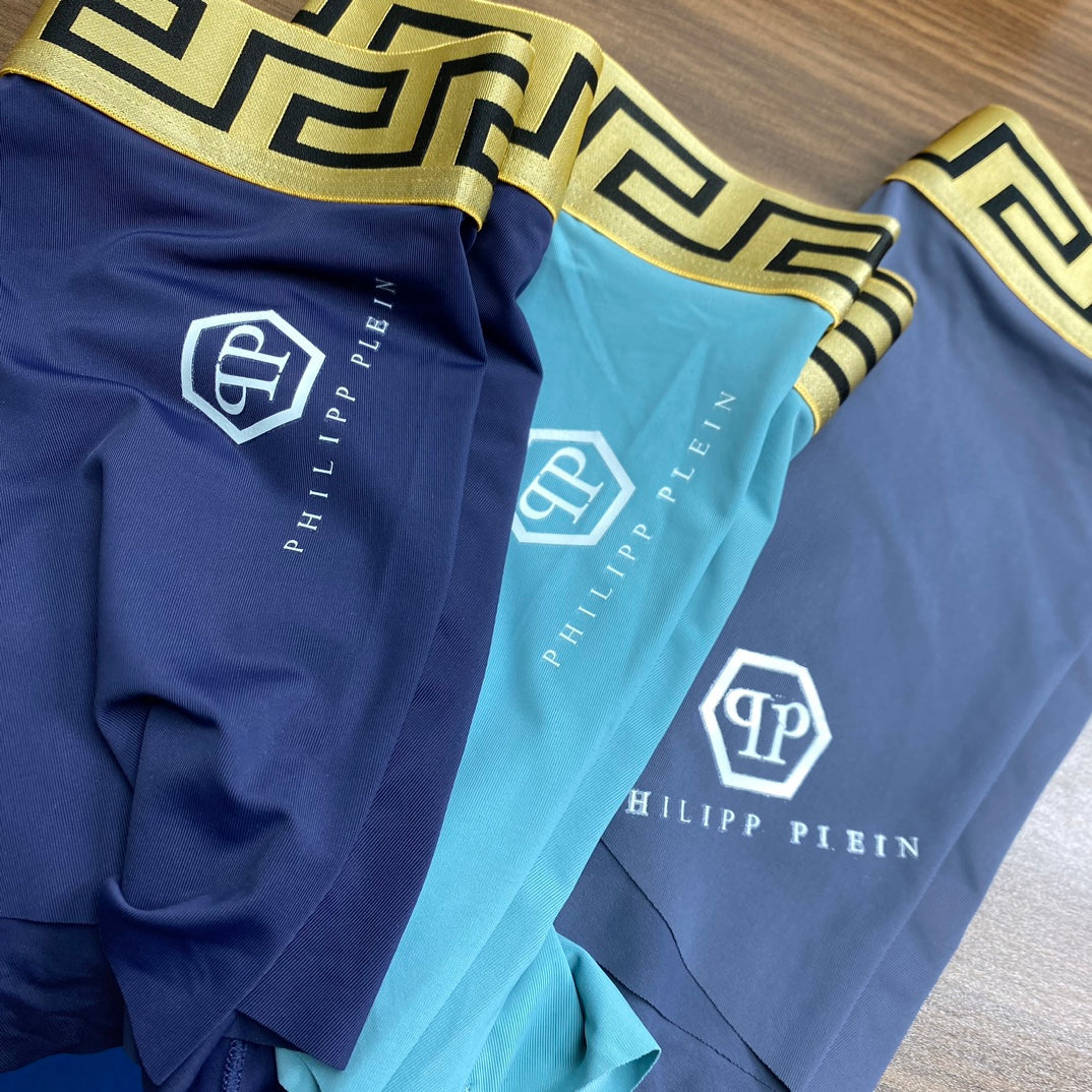 Ice-Silk Men's Boxer Briefs - 3-Piece Box