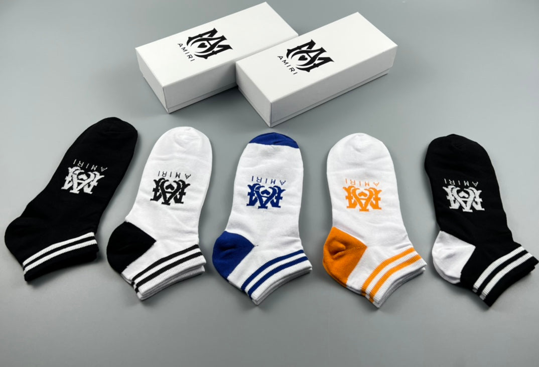 Cotton Short Socks - 5-Pair Pack