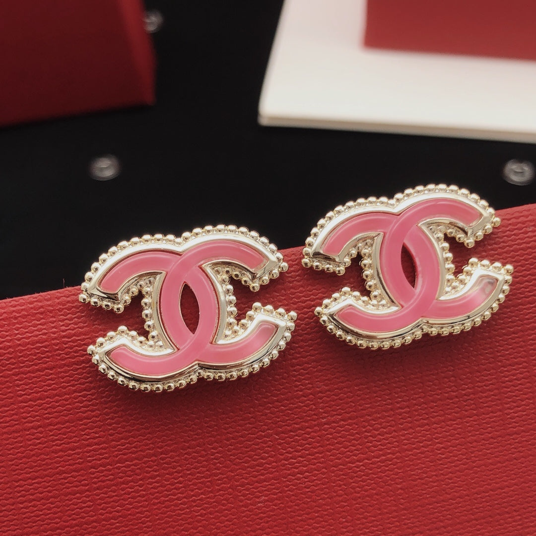 Martin Graham stud earrings in polished metal-tone – main product view