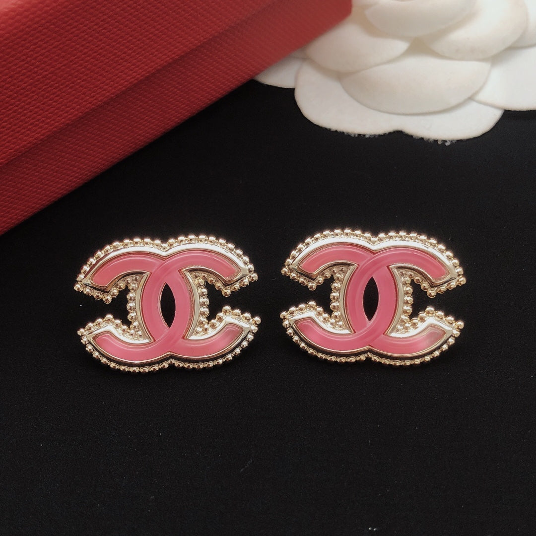 Martin Graham stud earrings in polished metal-tone – main product view