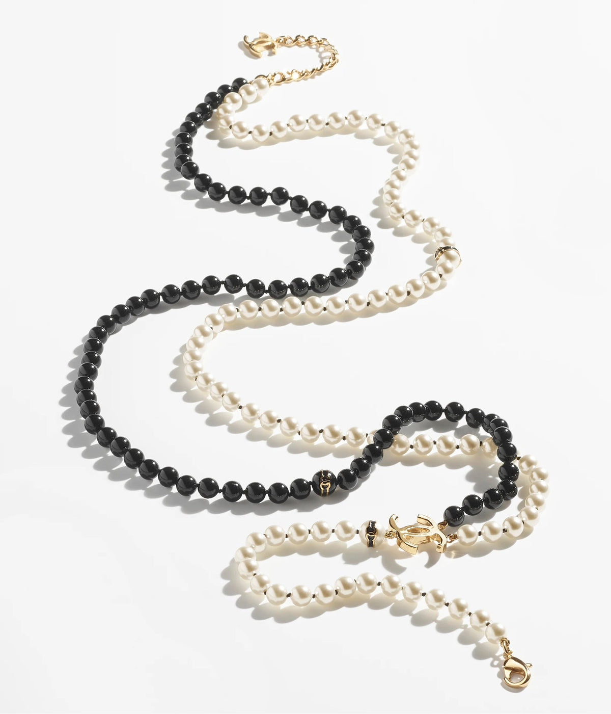 Martin Graham pendant necklace in polished metal-tone – front product view