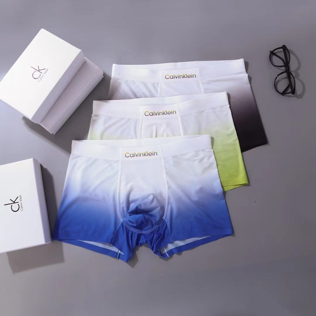 Nylon Blend Men's Boxer Briefs - 3-Piece Box